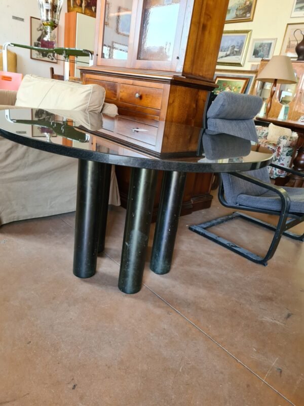 Tavolo tondo Piano di Marmo