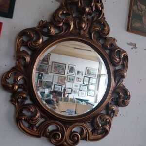 Specchio tondo tipo barocco